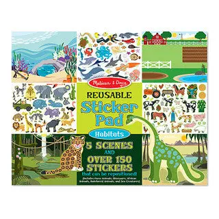 Reusable Habitat-Themed Sticker Activity Pad