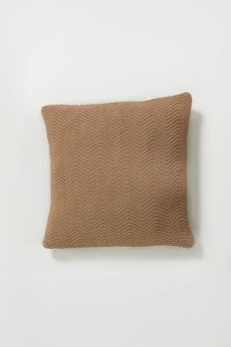 Ribbed Chevron Texture Cushion