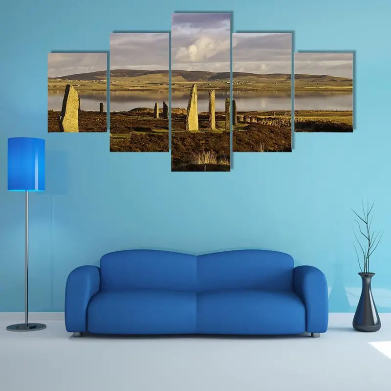 Ring of Brodgar Stone Circle in Orkney Canvas Art