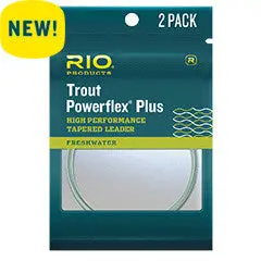 RIO PowerFlex Plus 9-Foot Leaders – 2-Pack Bundle