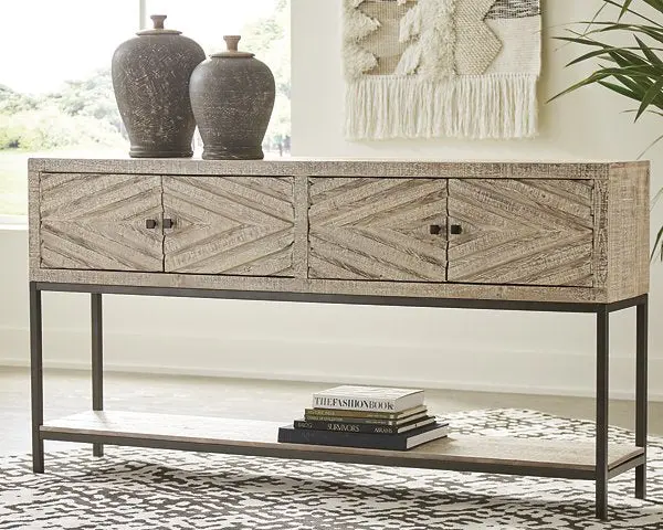 Roanley Convertible Sofa Table – Dual-Function Console or Sofa Table