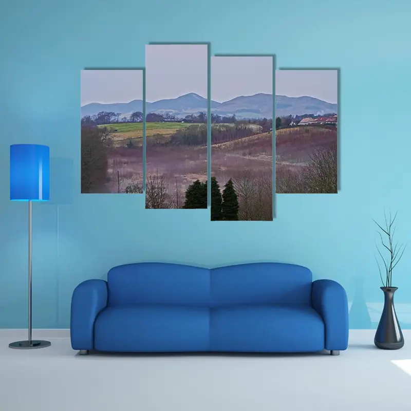 Roslin Landscape with Historic Architecture Canvas Art