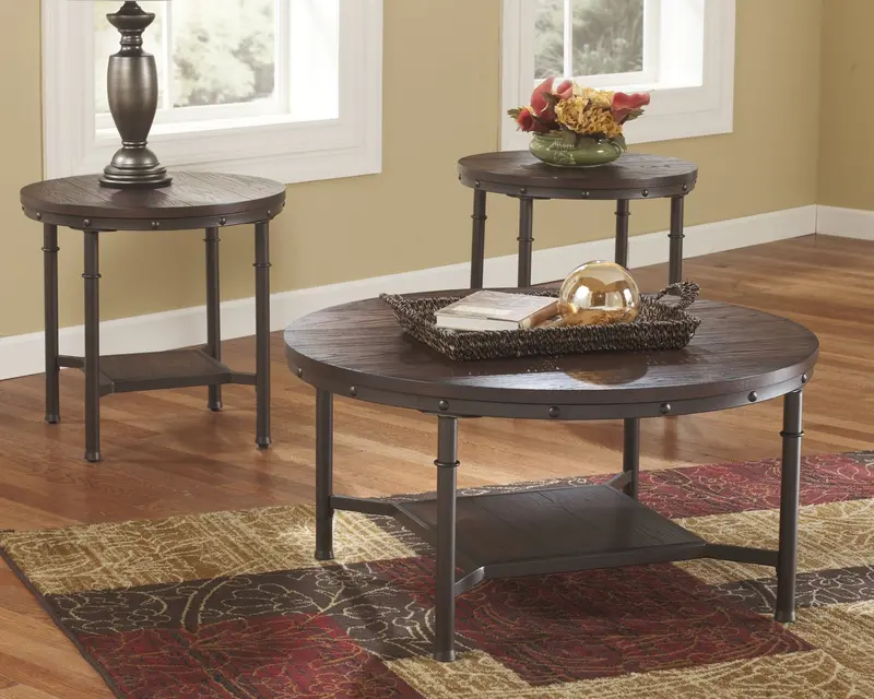 Sandling Nesting Table Set – 3-Piece Living Room Collection