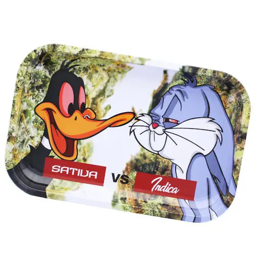 Sativa vs Indica Rolling Tray