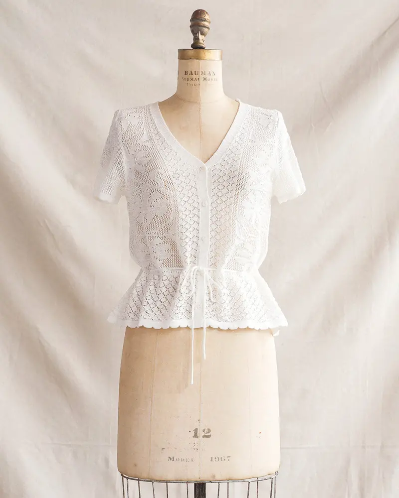 Savannah Streets Ruffle-Sleeve Top