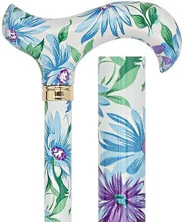 Scratch & Dent Heavenly Gardens Designer Adjustable Derby Cane