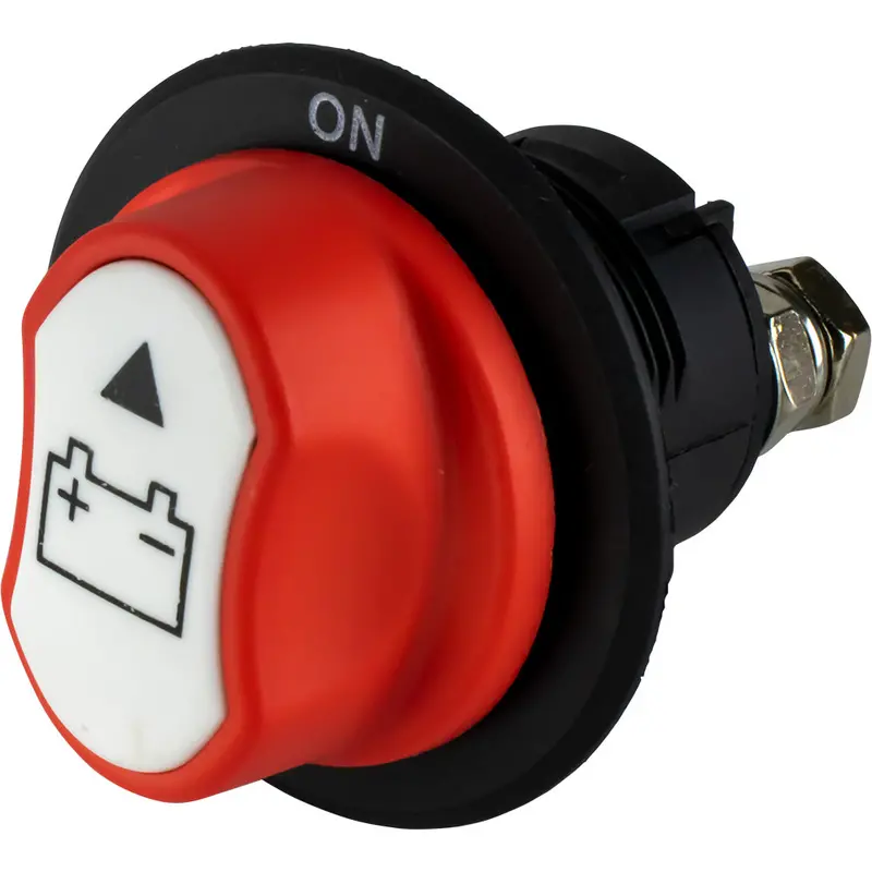 Sea-Dog Compact 32V Battery Isolator Switch with Detachable Knob – 100A Rating