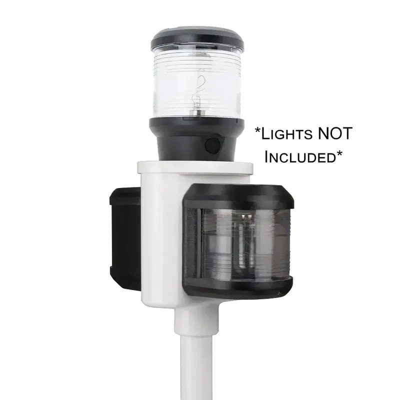 Seaview Light Bar Top Housing – Universal White Mounting Box (LTBBOXW)
