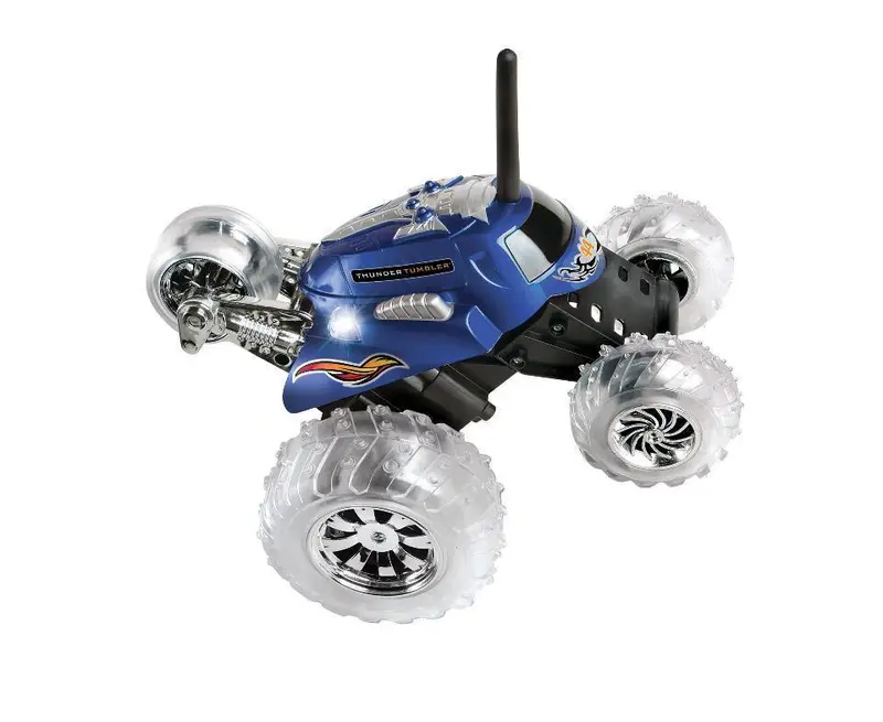 Sharper Image Thunder Tumbler RC Car – Navy Blue Edition