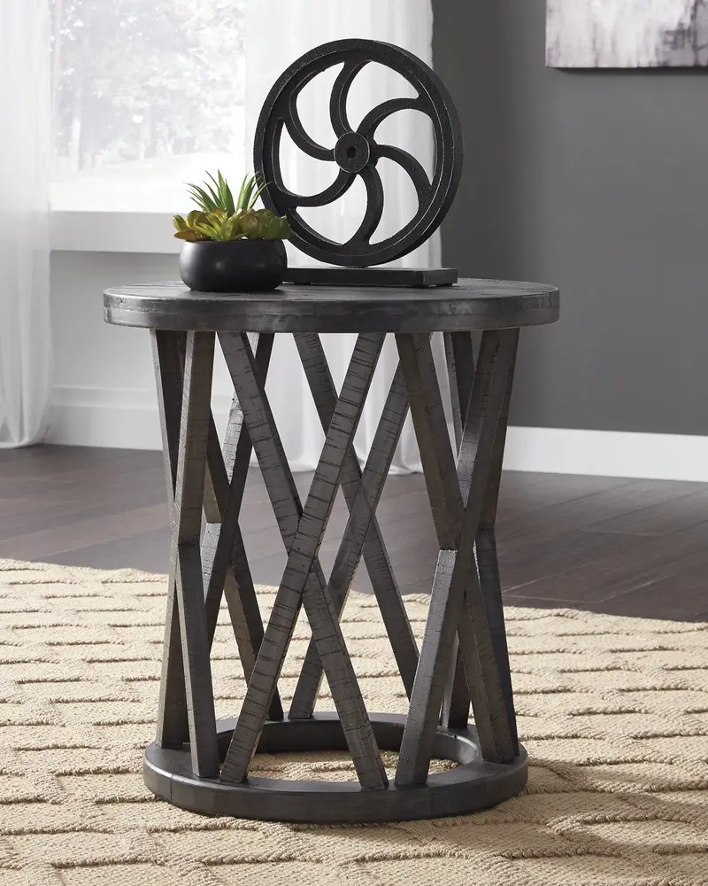 Sharzane Wooden End Table
