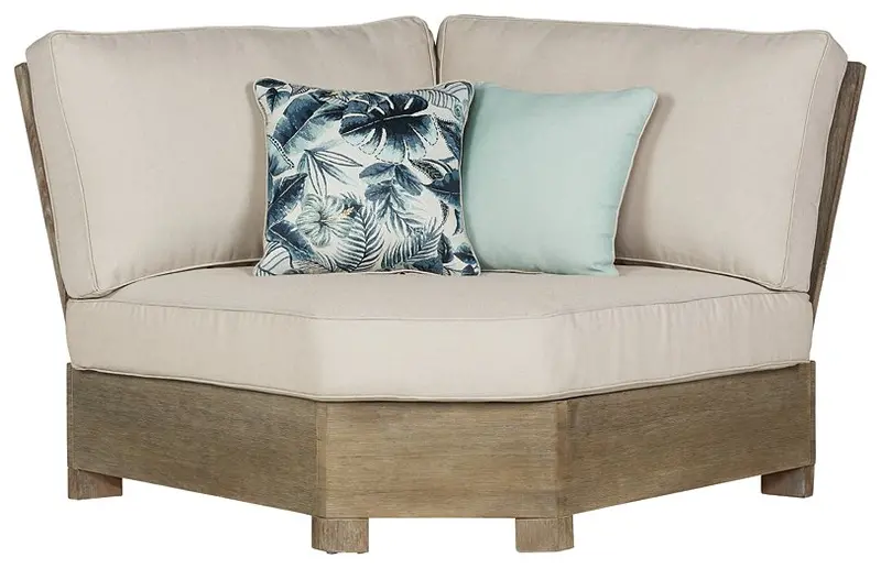 Silo Point Outdoor Corner Sectional with Cushioned Seating