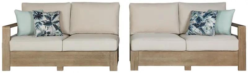 Silo Point Outdoor Loveseat – Right or Left Arm Configuration (2-Piece Set)