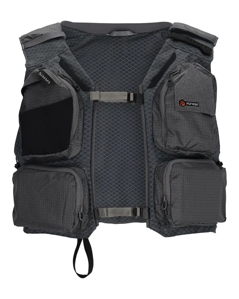 Simms Flyweight Vest in Smoke Gray – Lightweight Design