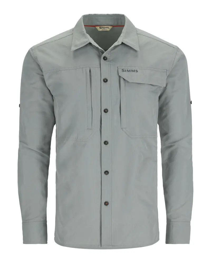 Simms Guide Shirt – Lightweight Performance Fishing Top (Cinder)