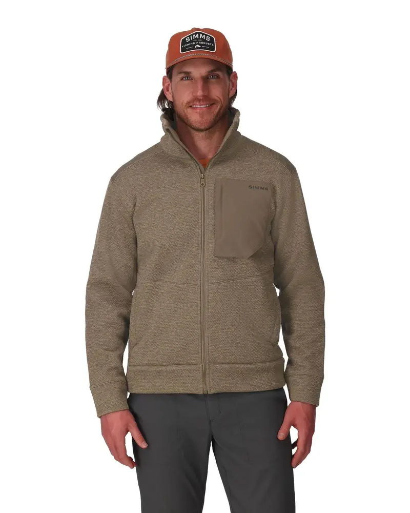 Simms Harbor Fleece Jacket – Sturgeon Heather
