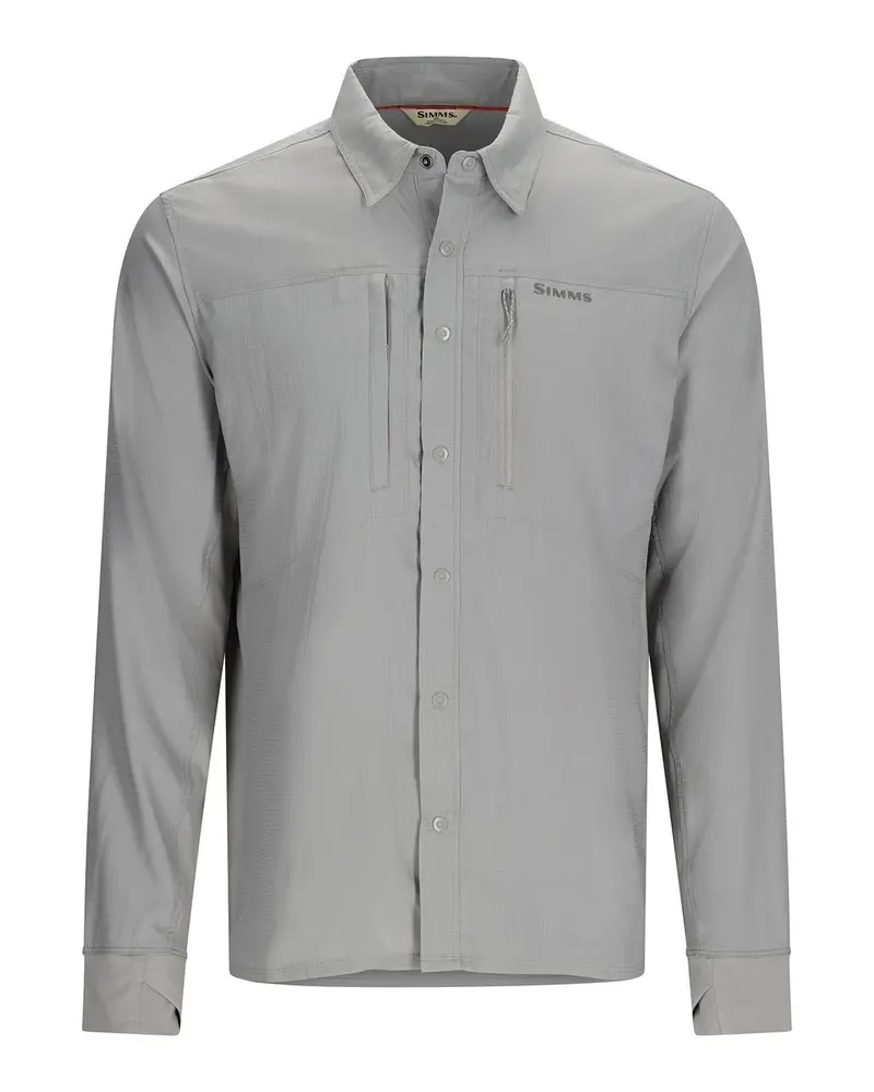 Simms Intruder BiComp Long-Sleeve Shirt – Cinder Gray