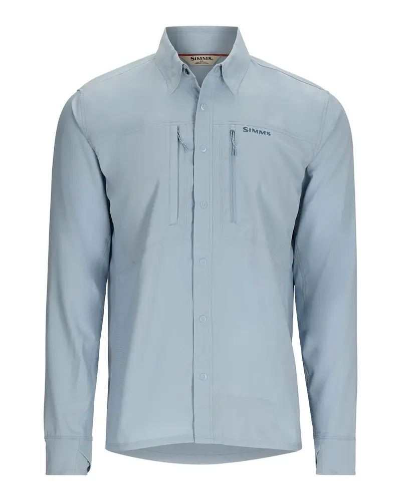 Simms Intruder BiComp Long-Sleeve Shirt – Steel Blue