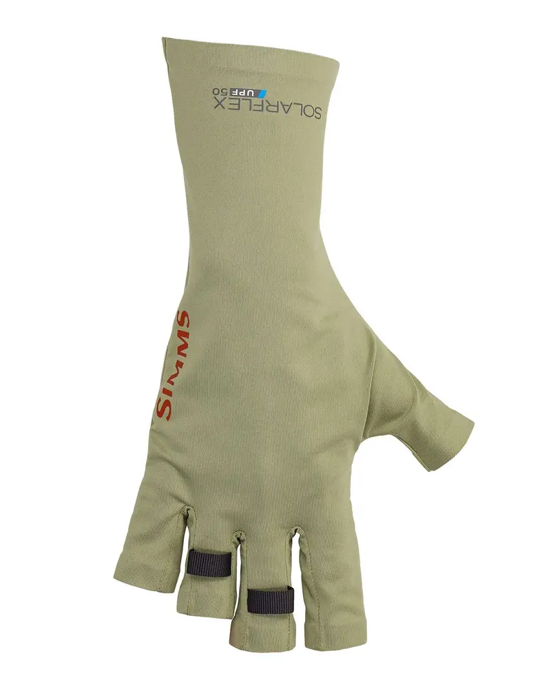 Simms Solarflex Sunglove – UV-Protective Fishing Gloves – Size S26