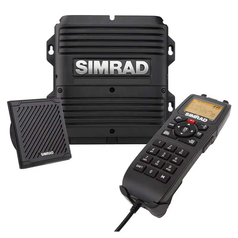 Simrad RS90S VHF Radio Black Box with AIS Receiver and Built-in Hailer (Model 000-14531-001)