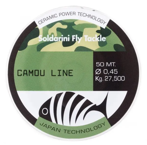 Soldarini Camo Line & Leader Material – Low-Visibility Tackle Accessory
