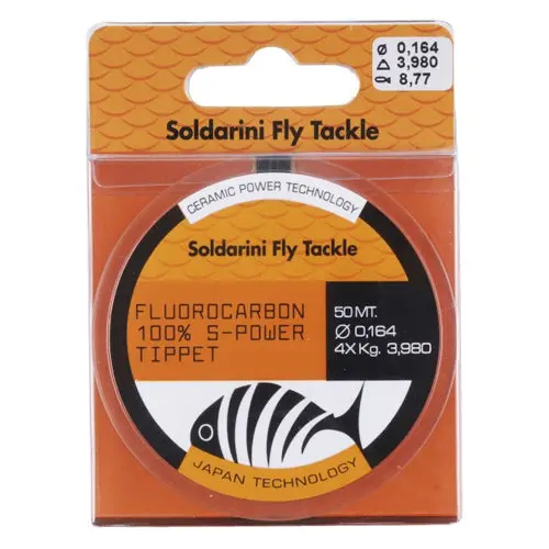 Soldarini S-Power Fluorocarbon Tippet – 50 Meter Spool