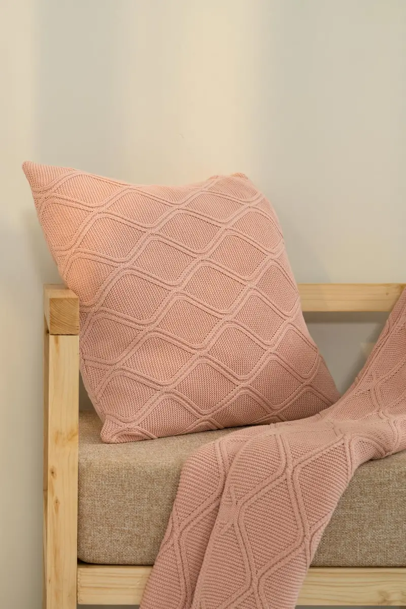 Spade Pattern Accent Cushion