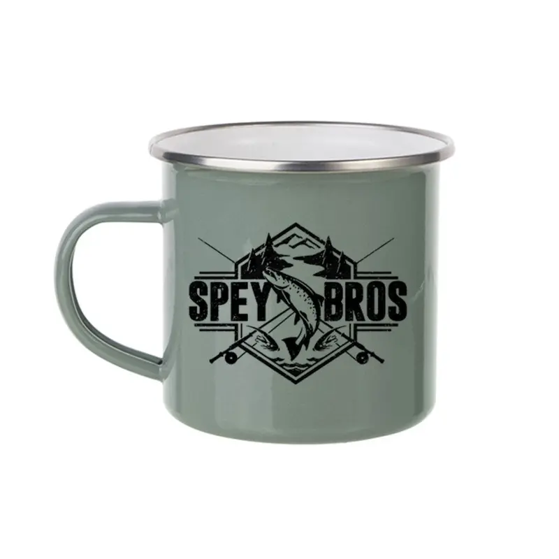 Spey Brothers Enamel Camping Mug – Durable Outdoor Travel Cup