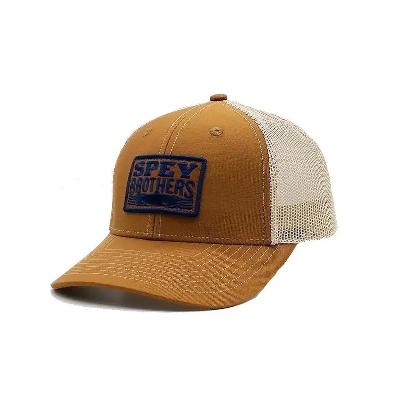 Spey Brothers Light Brown Mesh-Back Trucker Cap