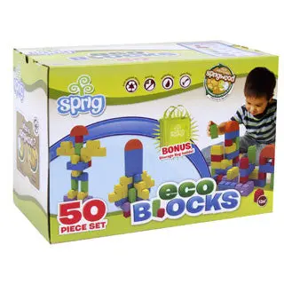 Sprig Eco-Friendly Building Blocks Set (50 Pieces)