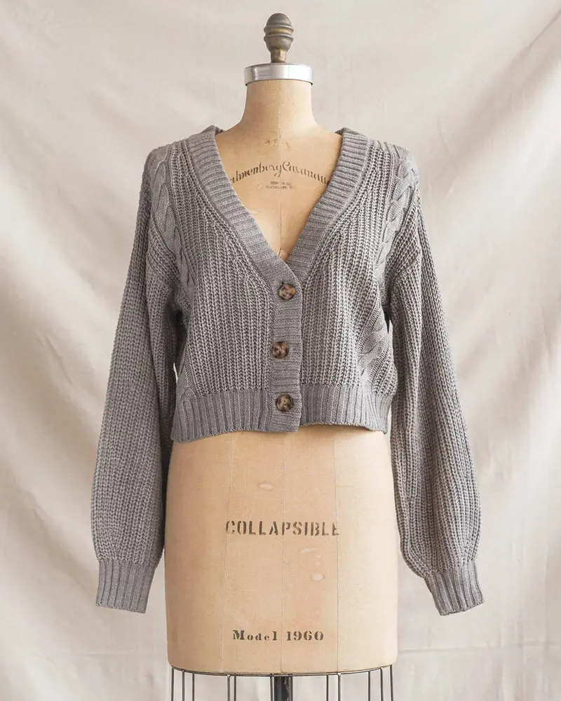 Spring Forecast Open-Front Cardigan