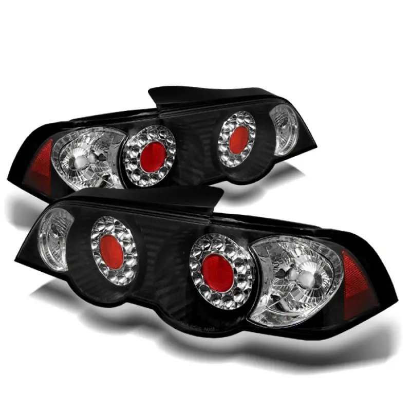 Spyder LED Tail Lights for Acura RSX (2002–2004) — Black Housing (ALT-YD-ARSX02-LED-BK)