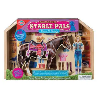 Stable Pals: Becca and Beauty Horse Duo