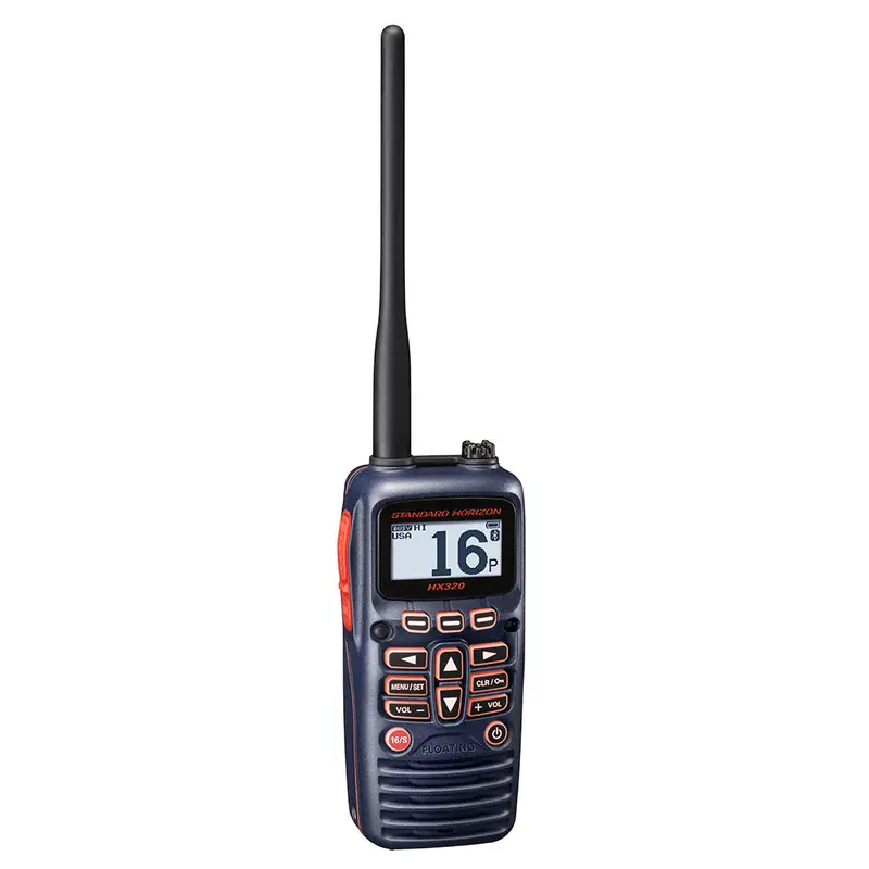 Standard Horizon HX320 Handheld VHF Radio – 6W Output, Bluetooth & USB Charging [HX320]