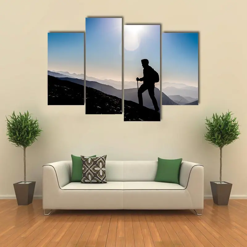 ‘Step Into Success’ Inspirational Canvas Wall Art