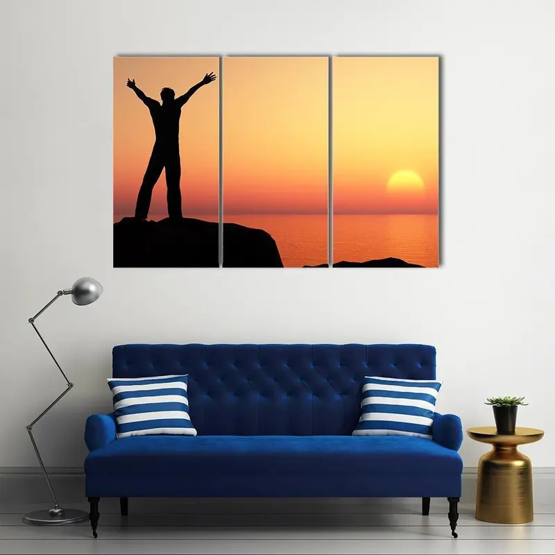 Sunrise Greeting Canvas Art Print