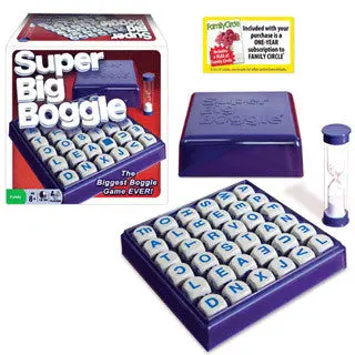 Super Big Boggle Word Game