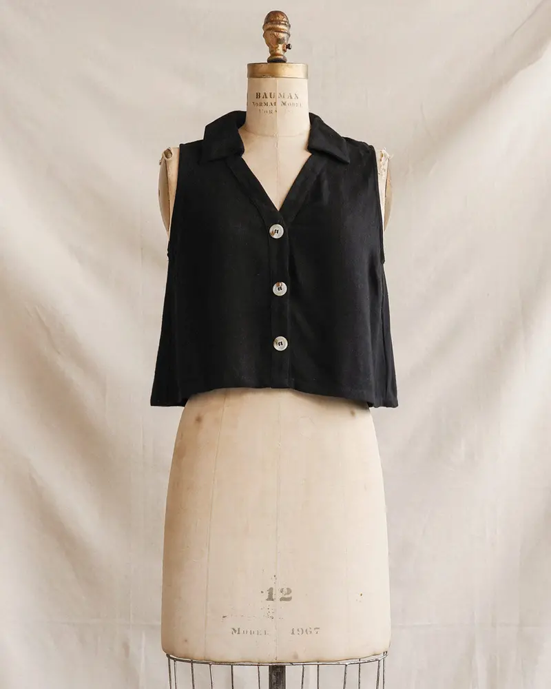 Sylvie Style Cropped Blouse
