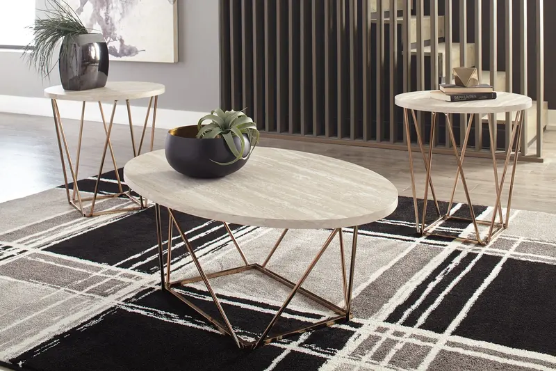 Tarica Nesting Side Table Set (3-Piece)