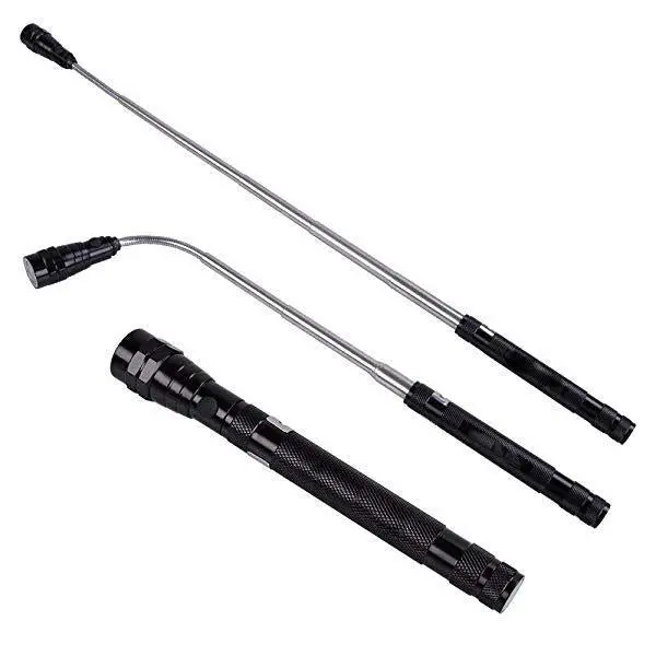 Telescoping Magnetic Pickup Tool with Flexible Neck