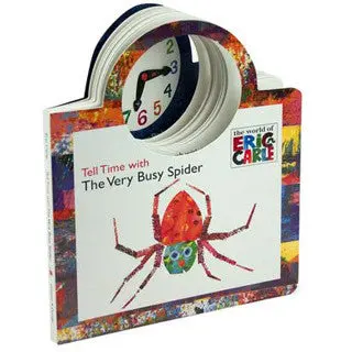 Tell Time with The Very Busy Spider – Interactive Clock Learning Book