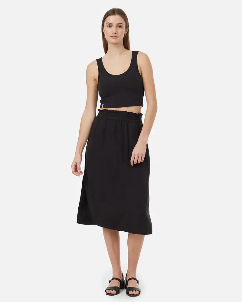 Tencel™ Midi-Length A-Line Skirt