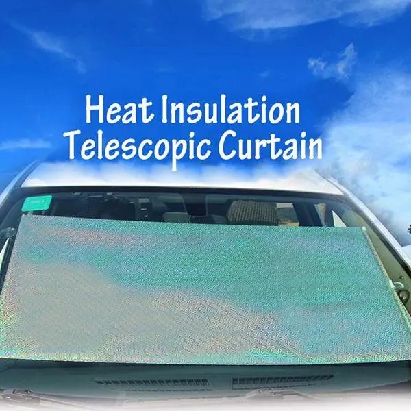 Thermal-Insulating Telescoping Window Curtain