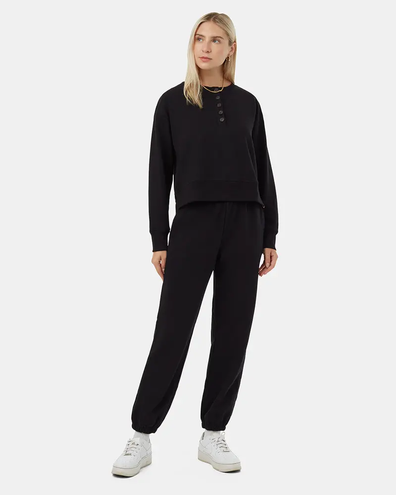 TreeTerry Henley Crew Neck Top