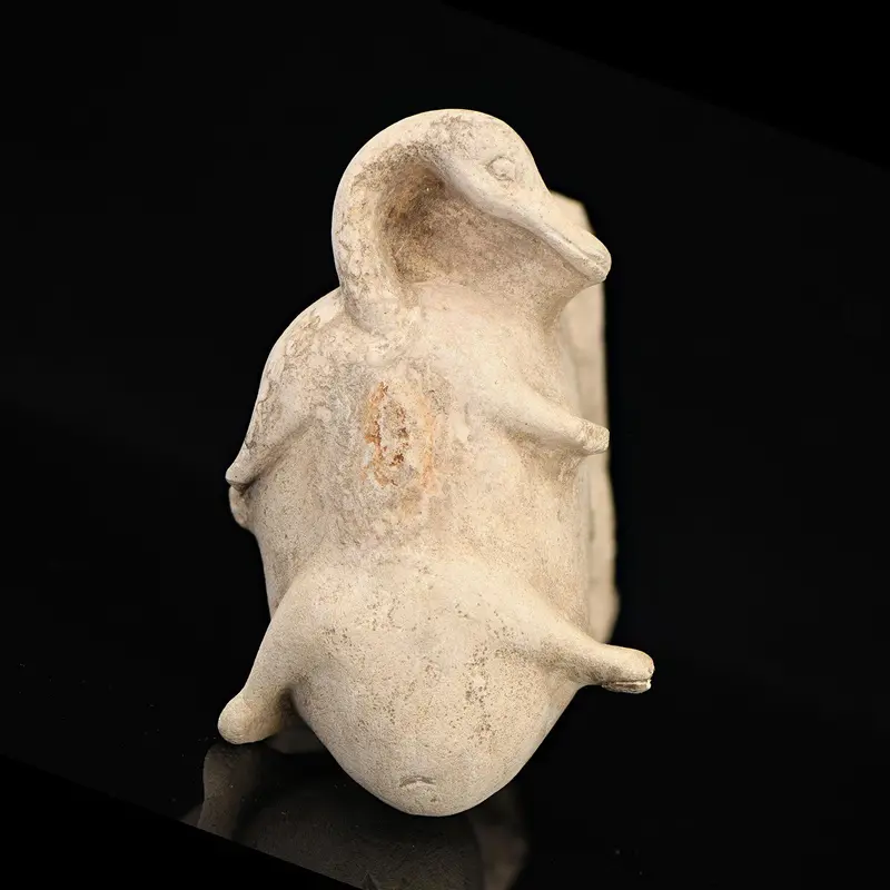 Trussed Duck Limestone Votive Sculpture, Egyptian New Kingdom — 18th Dynasty (ca. 1550–1362 BCE)