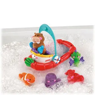 Tubtime Tugboat Bath Toy with Water Features