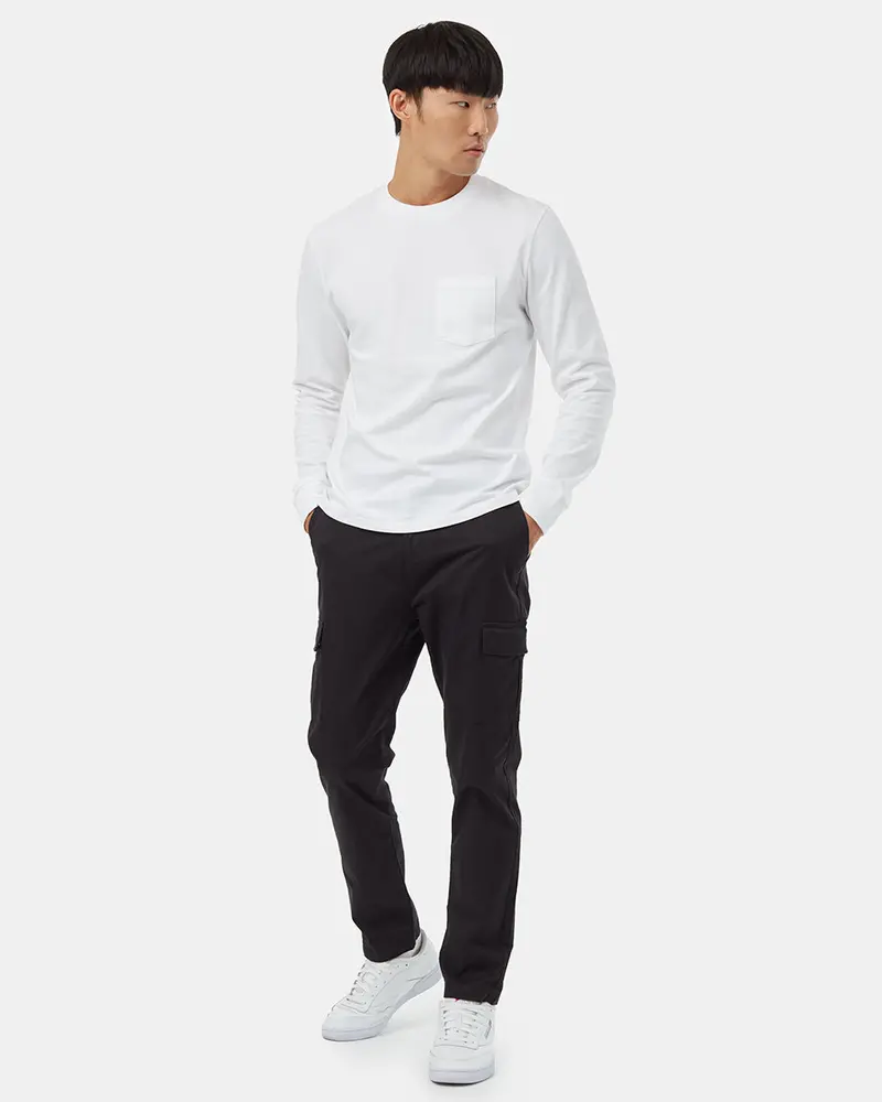 Twill Cargo Chino Pants – Functional Modern Fit