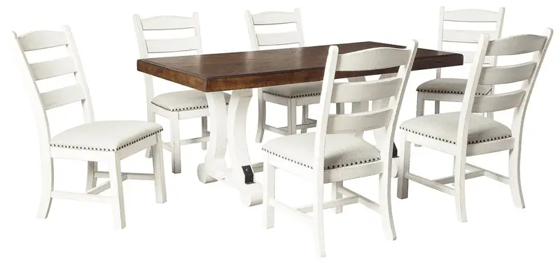 Valebeck Expansive 7-Piece Dining Room Ensemble