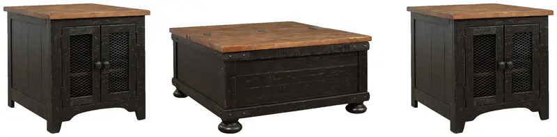 Valebeck Versatile 3-Piece Occasional Table Group