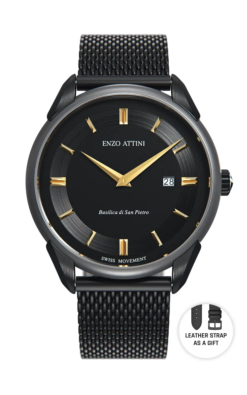 Vatican Basilica di San Pietro Watch Featuring Swiss Engineering