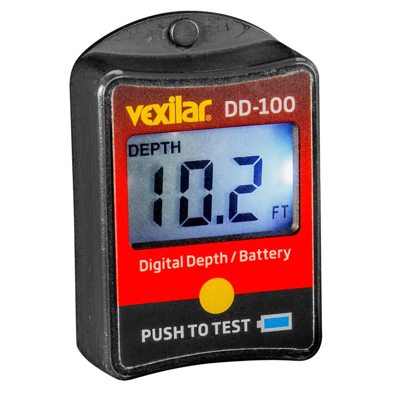 Vexilar DD-100 Digital Depth & Battery Voltage Gauge – Waterproof Marine Instrument